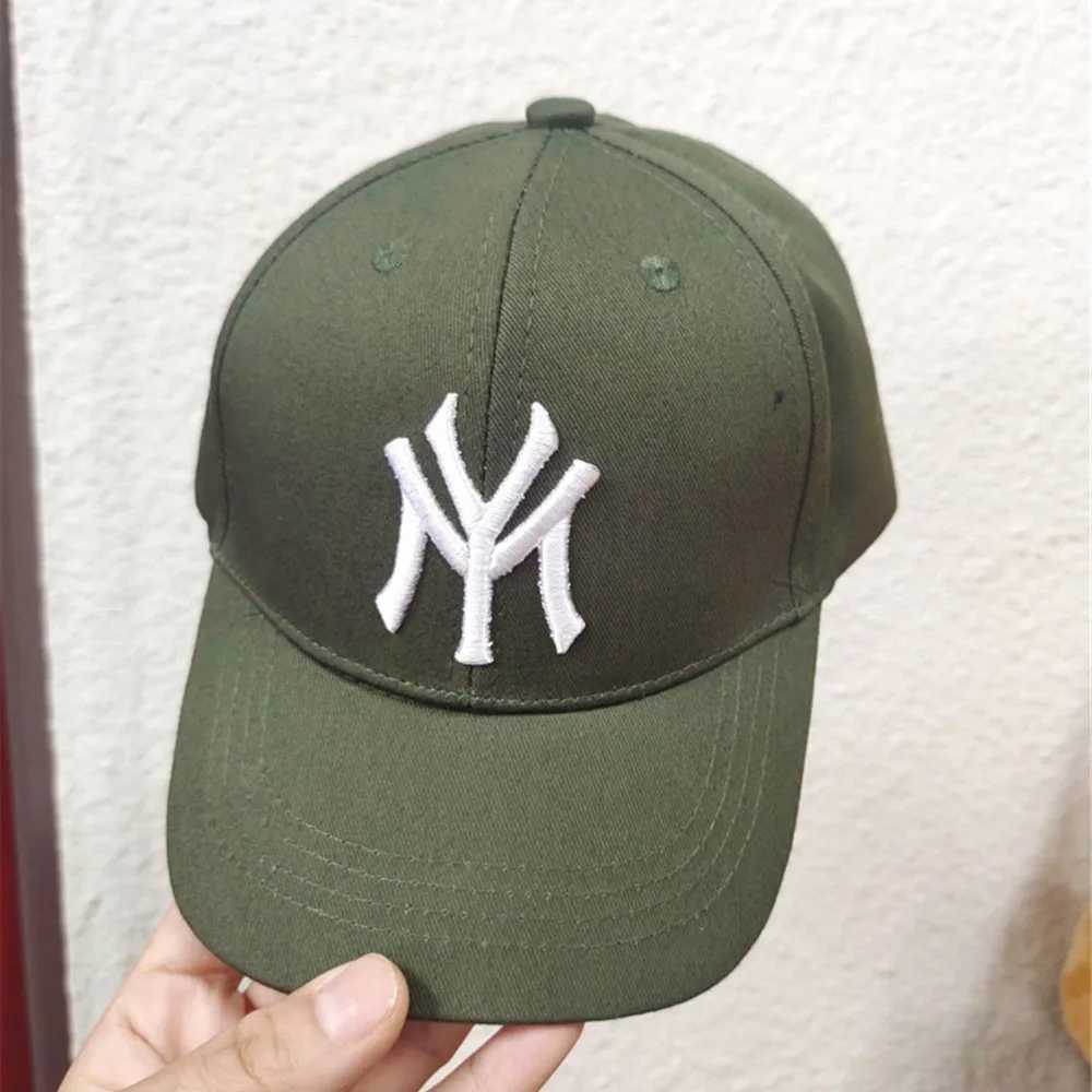 Ball Caps Cool new boy and girl childrens hats with embroidered letters seasonal baseball caps popular hip-hop sun direct shipping H250113
