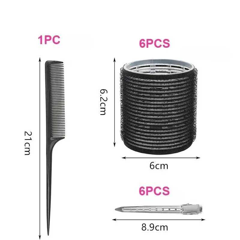 13 black self clip curlers non heated curlers non heated curlers W250113