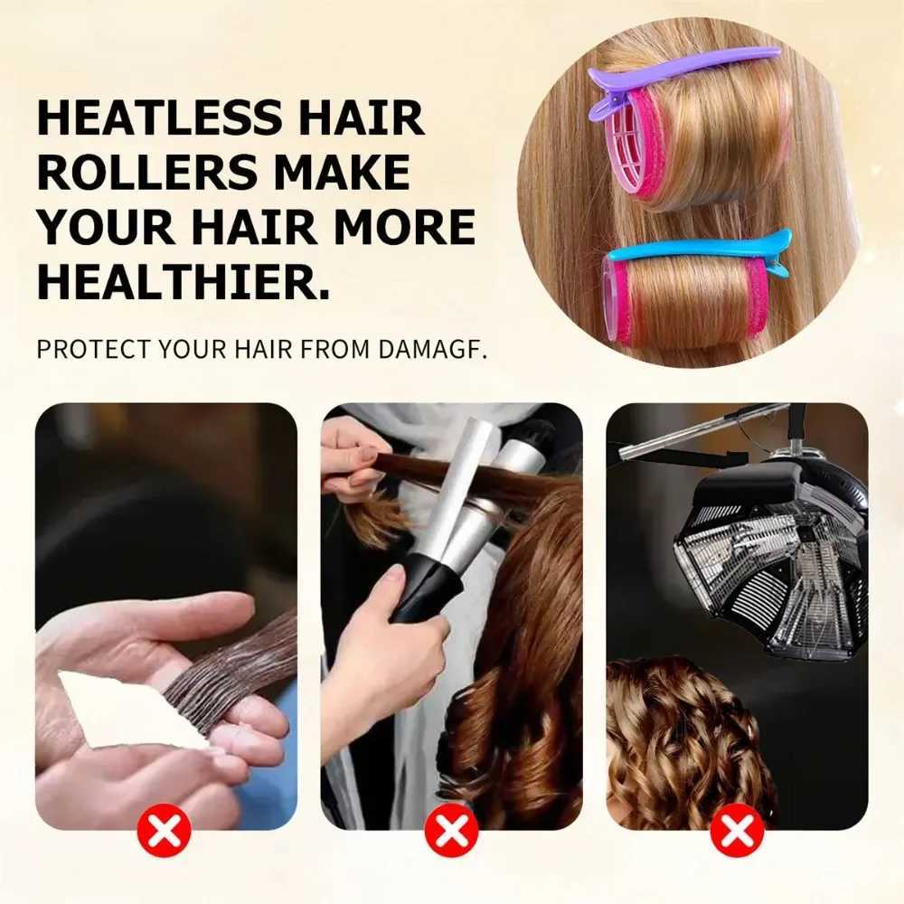 S/M/L Curler Self Holder Self Adhesive Air Rod Curler Comb DIY Curling Tool W250113