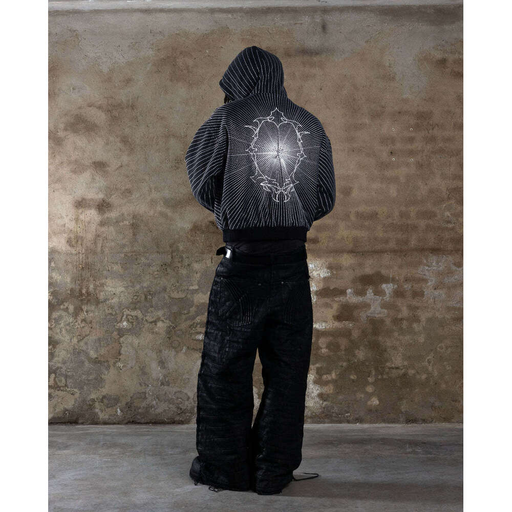 Y2K Punk Lightning 3D Printed Casual American Gothic Couple Sports Hoodie