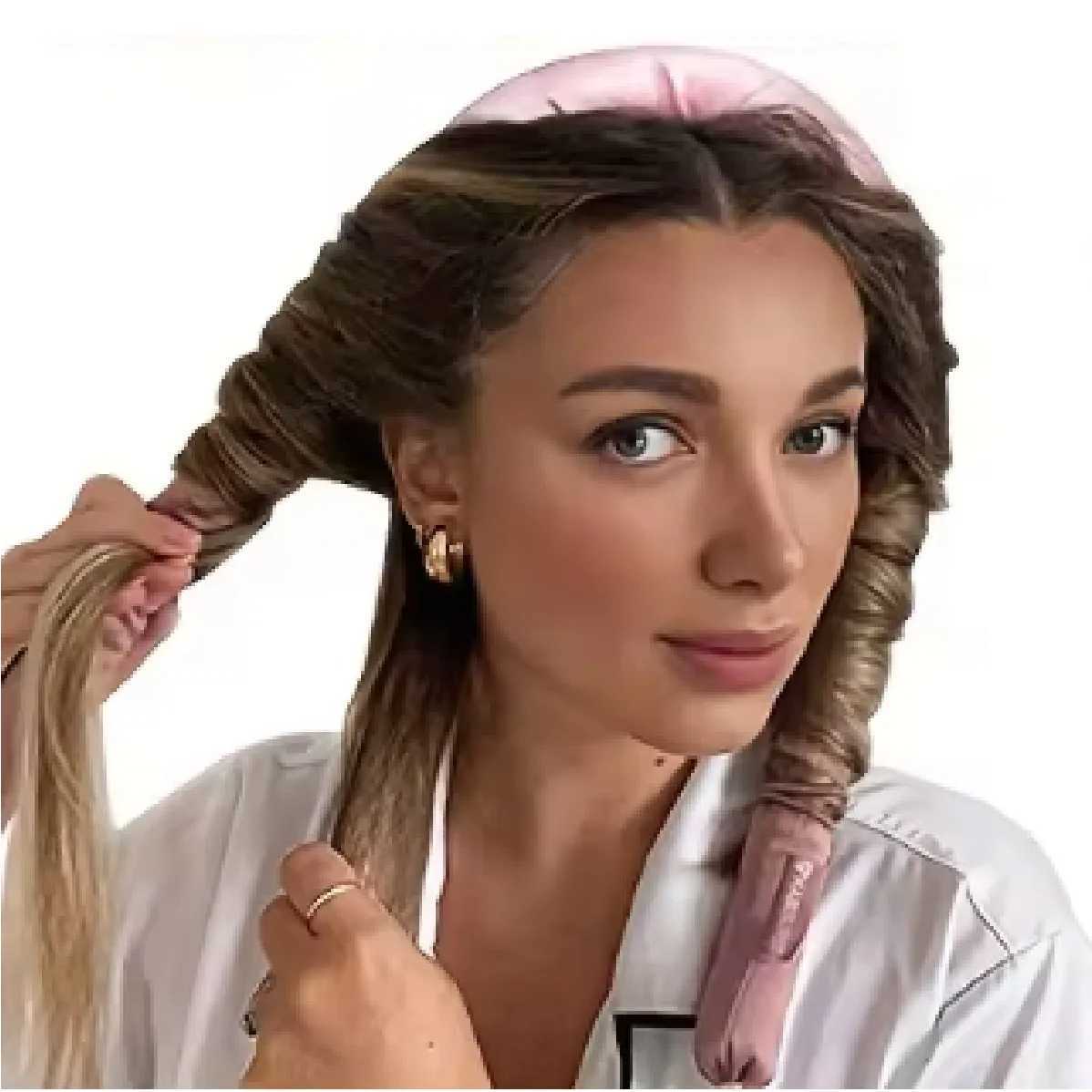 Non thermal Curling Set used for non thermal soft curling headband non curling styling suitable for gentle curls of all hair types W250113