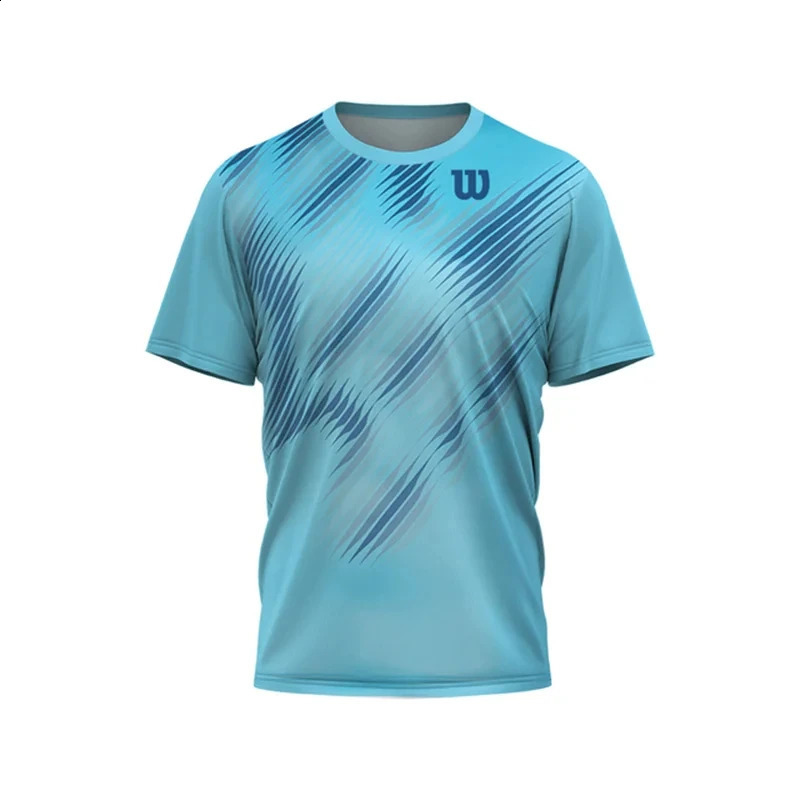 Badminton T Shirt For Men Table Tennis Sports Outdoor Run Fitness Short Sleeve Oversized Tops Summer Casual Oneck Quick Dry Tee 250113