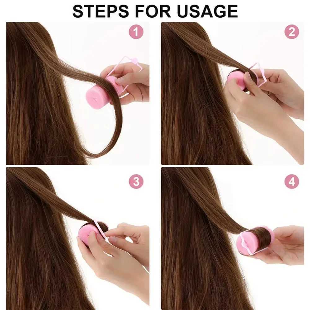 12 piece soft sponge foam pad hair clip curler salon hair curler DIY family hair tools W250113