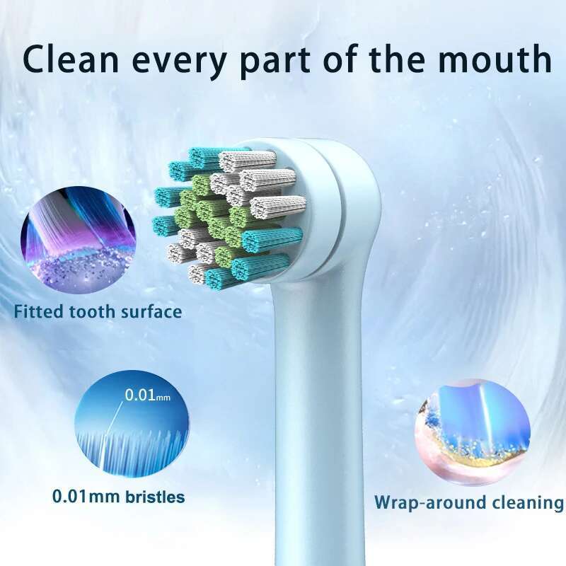 Adult Rotating Electric Toothbrushes Tails Sonic Teeth Whitening Rechargeable 4 Colors Options Timer IPX7 Brush
