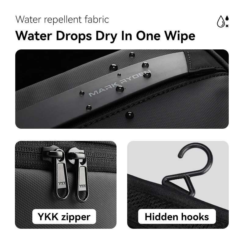 Travel Toiletry Men's Business Trip Gods Dry Wet Separation Fiess Bath Waterproof Makeup Storage L_Mr86 Wash Bag