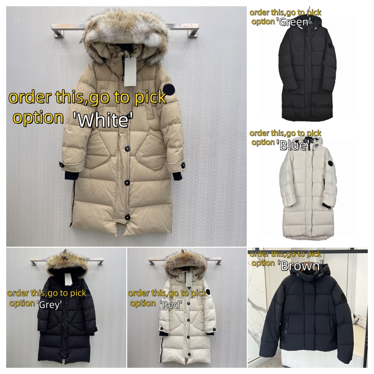Winter Down Jacket Windproof Warm Real Wolf Fur Parka Selling Hooded Coats Men Women Styles