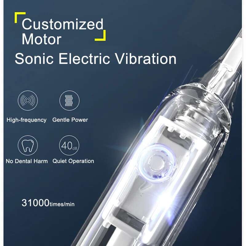 Children Electric Toothbrush Ultrasonic Teeth Brush with Storage Base Intelligent IPX7 Timing 3 Modes Personal Care Appliances