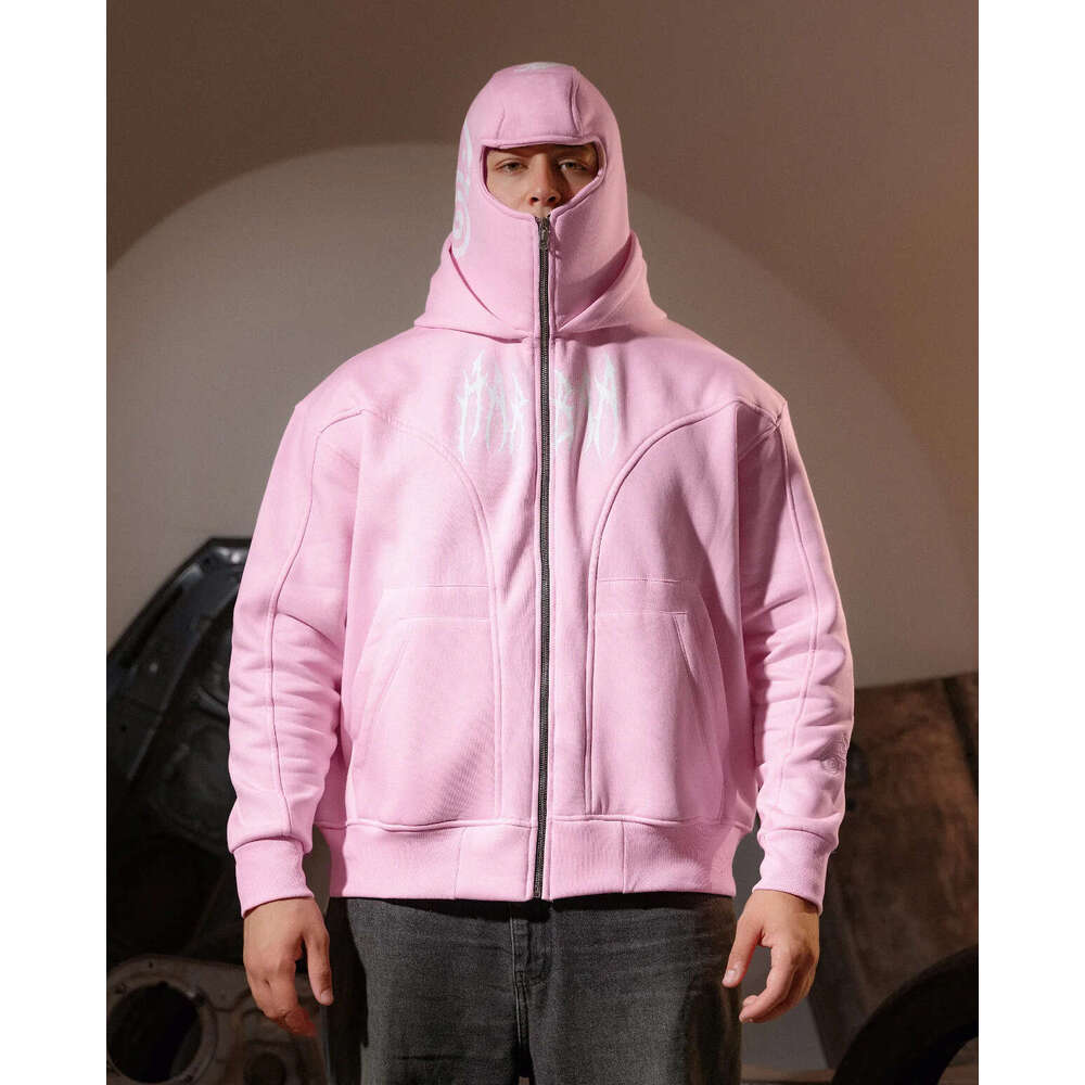 2025 new hoodie Y2K loose print casual street trend men's and women's hooded top jacket