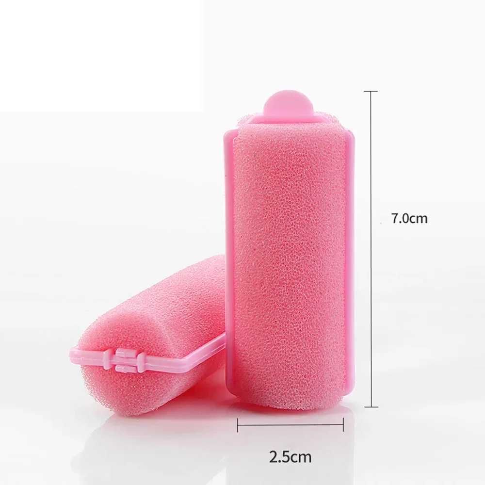 10 pieces of soft sponge foam hair roller sleep curler DIY family hair tools hair salon W250113