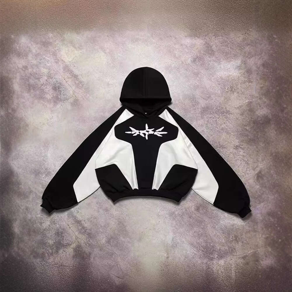 Y2K collage American street new trend unisex loose hoodie