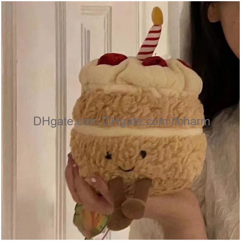 & Plush Animals Jelly C Birthday Cake Toy Doll Funny Cute Fun Pendant Gift Drop Delivery Toys Gifts Otbry