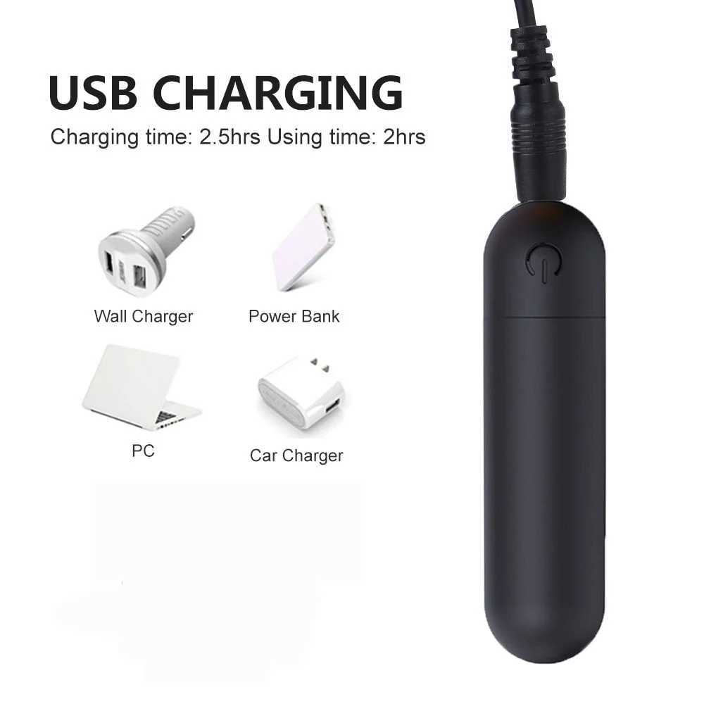 USB Charge Powerful Bullet Vibrator for Women Clitoral Stimulator Vaginal G Spot Masturbation 10 Speed Vibrators Adult Sex Toys W250618