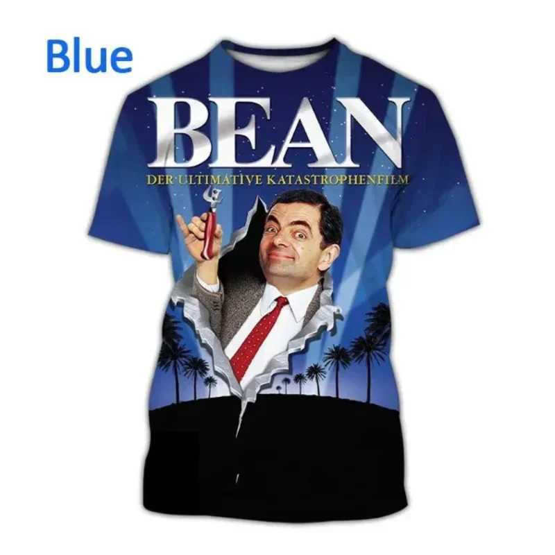 New Fashion Hip Hop Mr Bean 3D Print T-shirt for Women Summer Men Clothing Funny Casual Oversized T Shirt Harajuku Tops Tees X250113