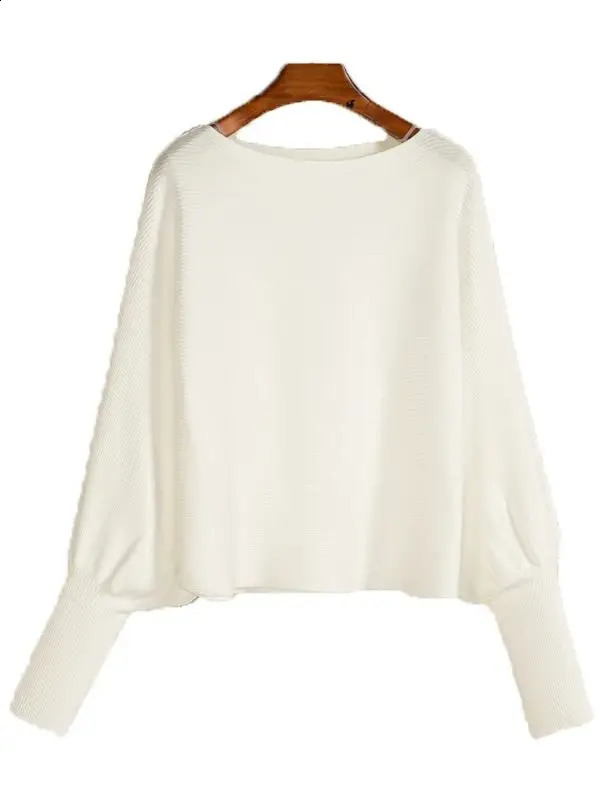 Pullover Basic Clothing Long Sleeve Top Korean Fashion Style Ladies Outerwear Tops Woman Jumper Blouses Female Cropped 250113