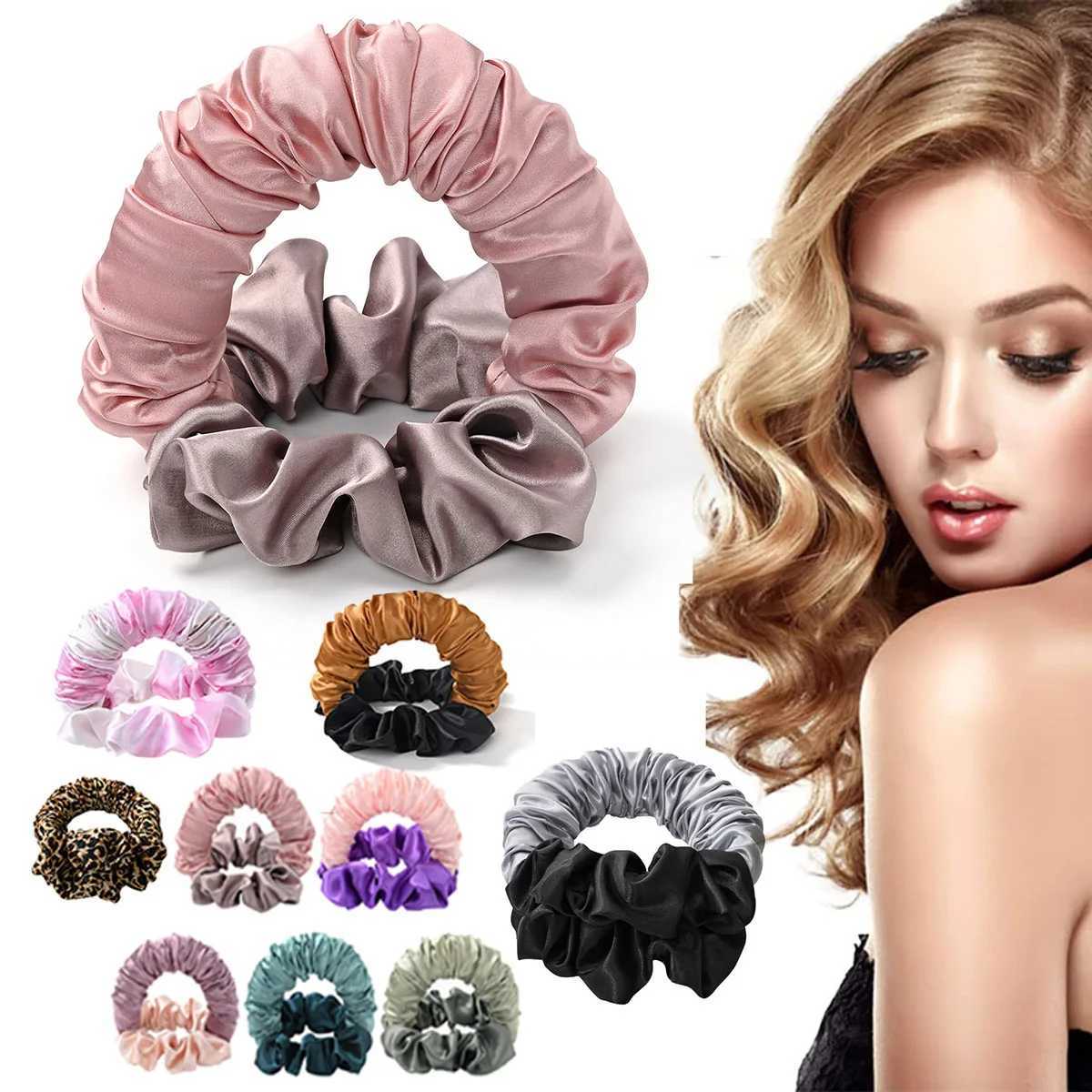 Curling products Silk Sleep Curler Non Heat Short Hair Styling Tool Non Heat Curler Boucleur cheveux W250113