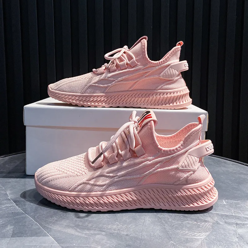 Spring Sneakers for Women 2022 New Fashion Mesh Breathable Running Vulcanize Shoes Sports Female Tennis Basketball Shoe Trainers 250226