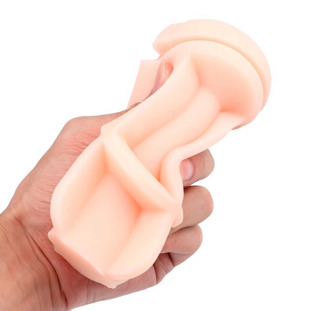 Soft 3D Realistic Erotic Adult Sex Toys Vagin Anus Mouth Penis Masturbator Silicone Vagina Pussy Toys Male Masturbator CupXJ250113