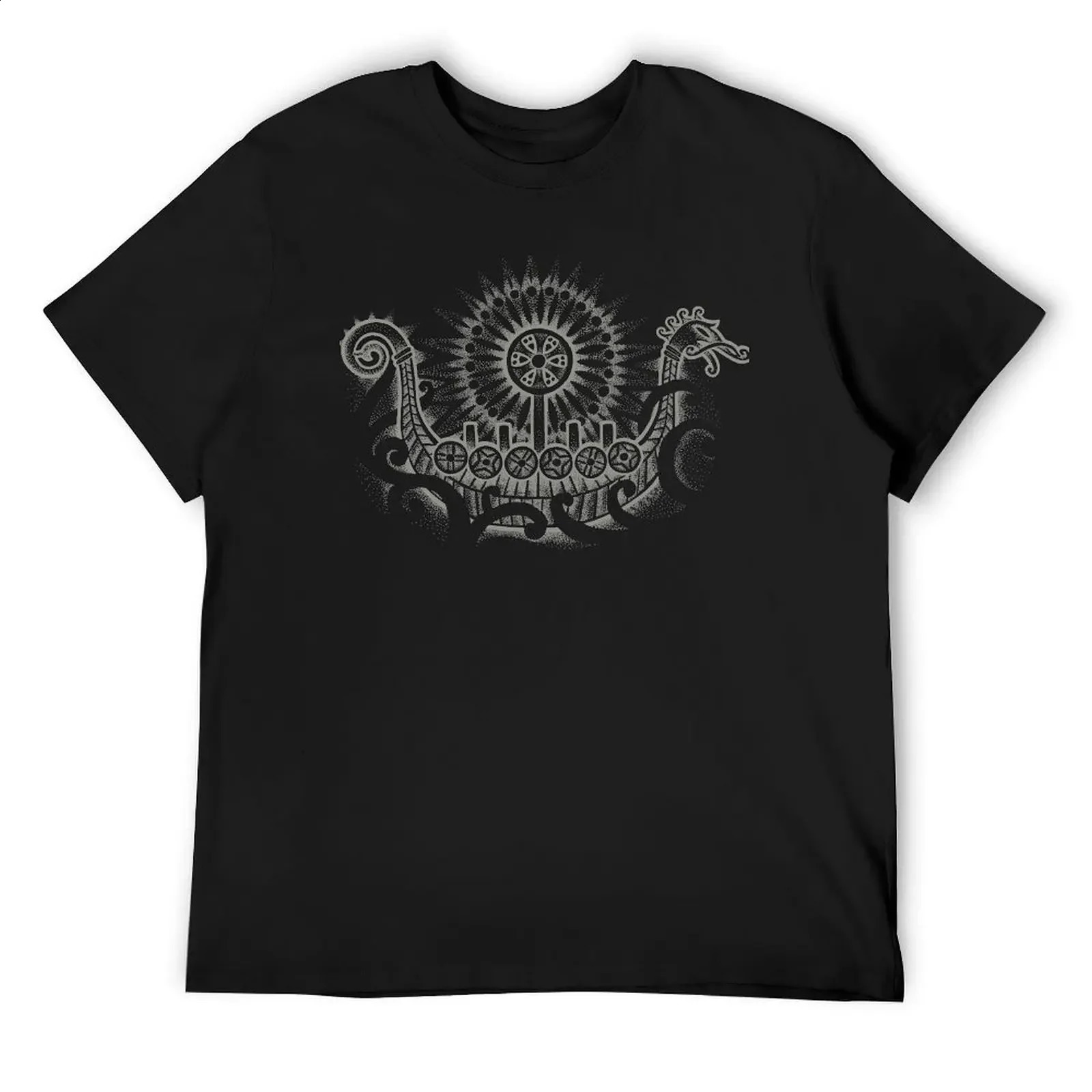 Drakkar Celtic Knot Tattoo Style TShirt plain blanks stuff mens cotton t shirts 250113