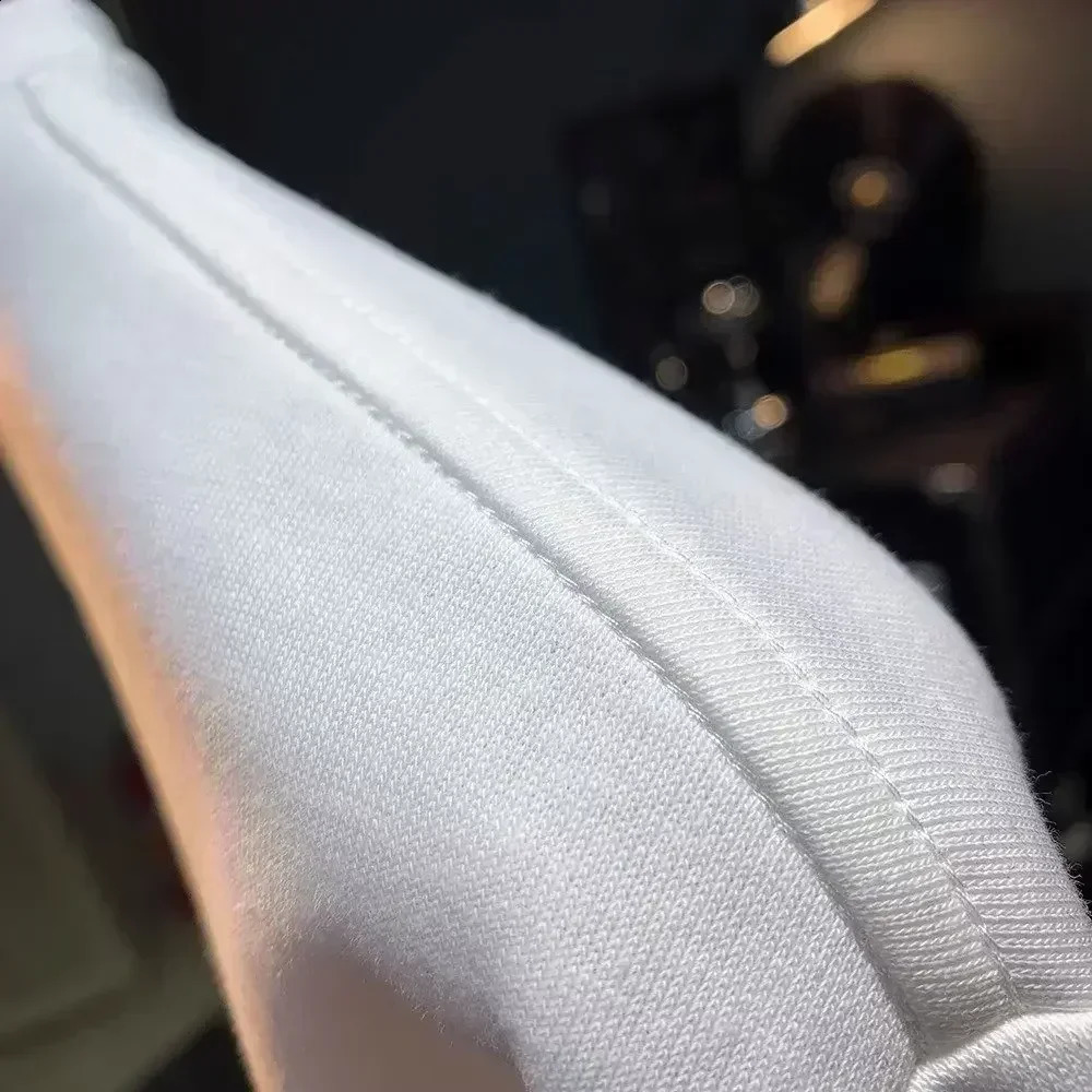 Men Oversized Graphic Sweatshirt Hoodied Korean Trendy Letters Printed Long Sleeve T-shirt Cotton Hip Hop Sports Top Men Clothes 250113