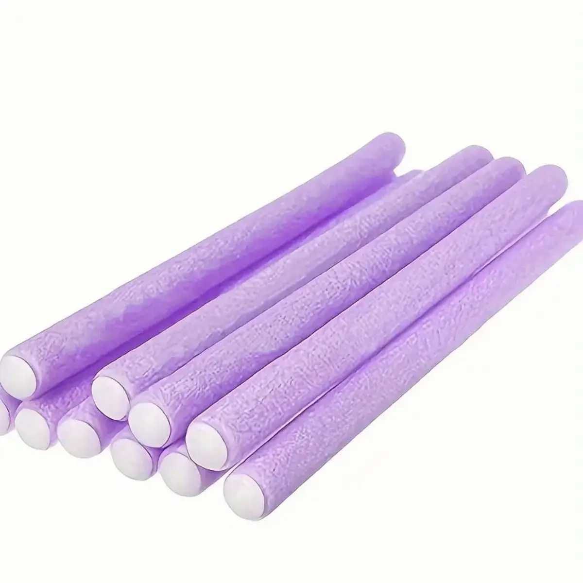10 piece flexible heatless curler - curling stick for DIY soft foam curling - hair styling tools - normal hair type W250113
