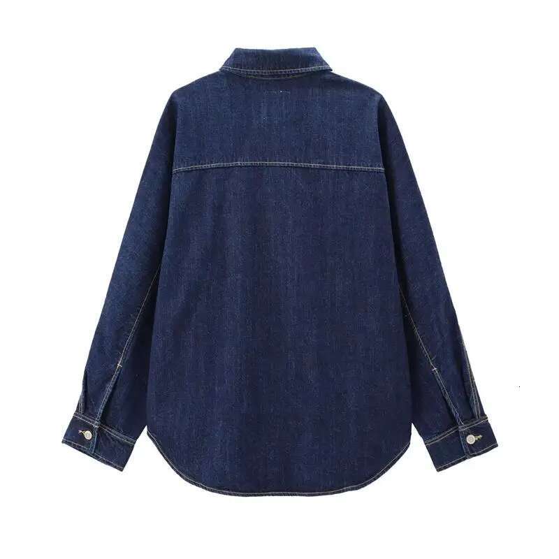 Denim Shirt Jackets Autumn New Chic Loose Warm Street Women's Jacket & Elegant Fashion Youth Coat