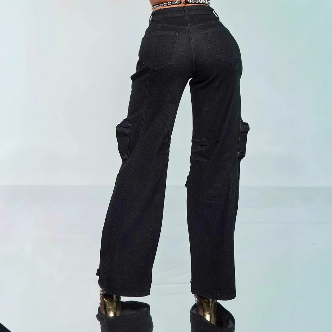 designer jeans baggy jeans womens designer 2024 europe and america independent site hot item hollowed out diamond decoration work pant 2ce
