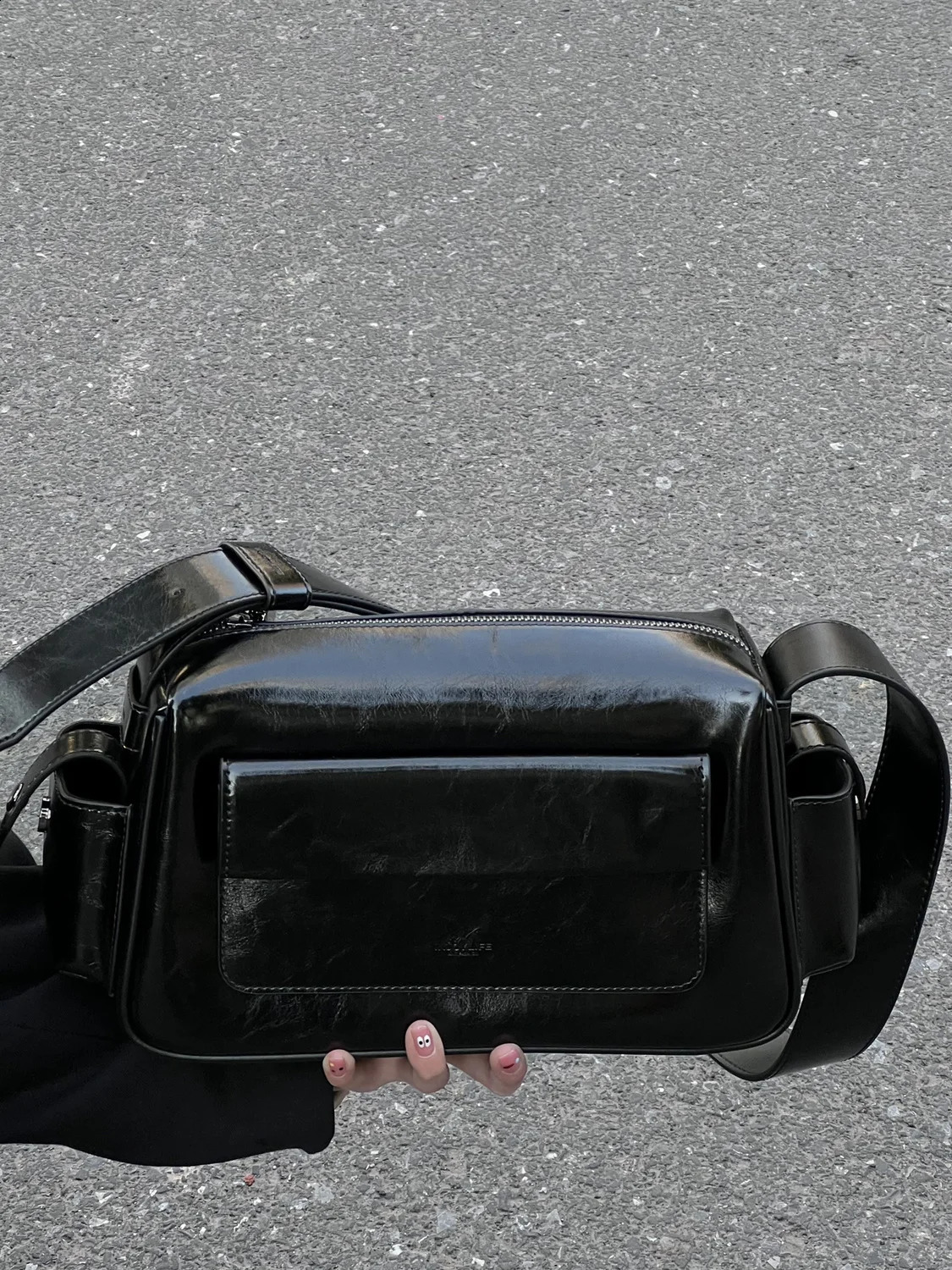 Miyagawa 2023 Sweet Cool Spicy Girl Large Capacity Casual Texture Crossbody Bag Korean Version Boston Bags 250107