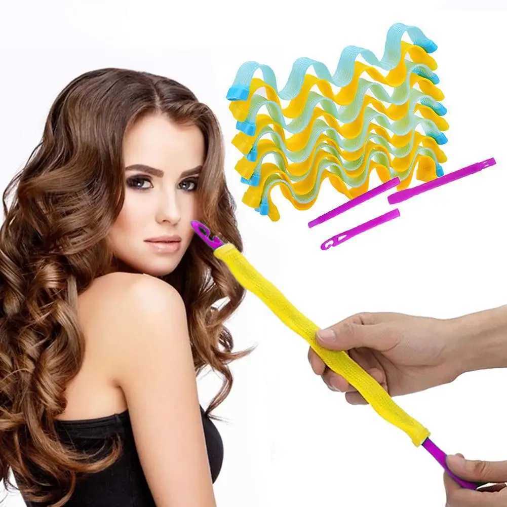 Harmless Soft Hair Curlers Heatless DIY Magic Wave Curlers Curler Accessories Curler Non Thermal Curler W250113