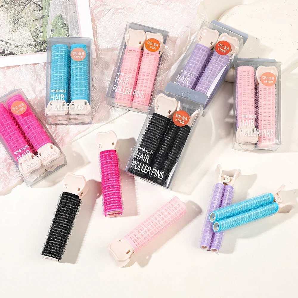 1/2/6 Hair Roots Fluffy Clip Lazy Hair Edge Clip Womens Top Style Curling Bucket Portable Korean Side Clip Hairclip W250113