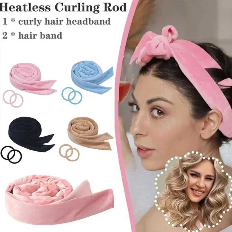 New Bow Non Heat Curler Soft Wave Curling Product Sleep Curler Lazy Curling Rod W250113
