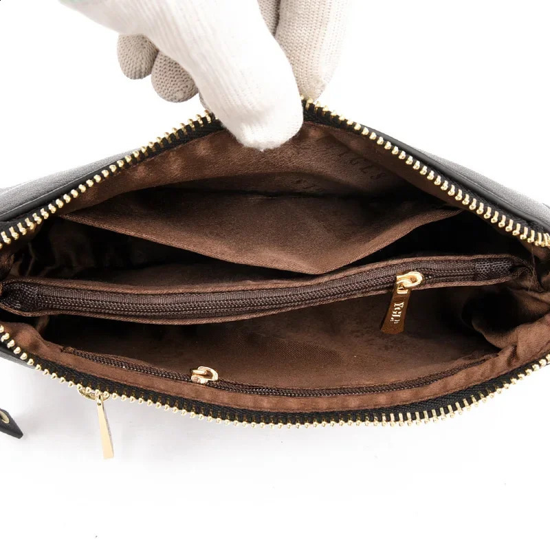 Ladies Mini Clutch Bag Fashion Crossbody Bags for Women Multi-pocket Shoulder Bag Female Leather Handbag er Sac 250106