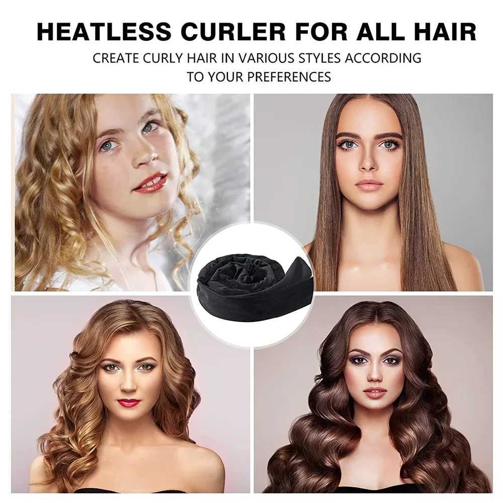 Hair Accessories Velvet Non Heat Curling Beauty Curling Products Curling Iron Flexible Rod Magic Curling Tool Curler W250113