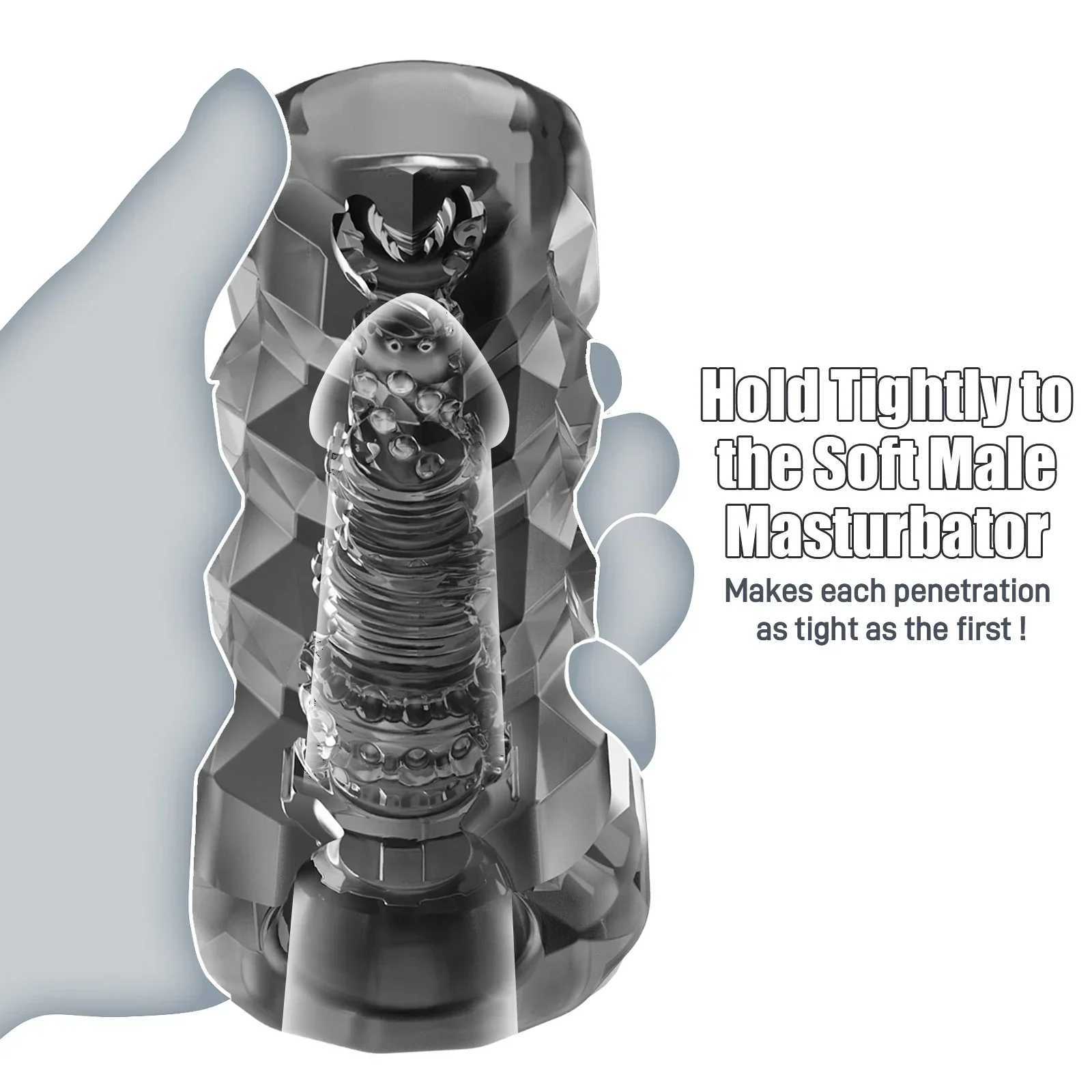 Male Masturbator Cup Soft Pussy Sex Toys Vagina Adult Endurance Exercise Sex Products mens pussy Pocket Cup for Men dick suckerXJ250113