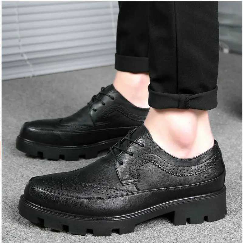 New Luxury Fi Wedding Business Shoes Men Oxford Dress Shoes odile Pattern Men Formal Shoes LH-67XJ250113