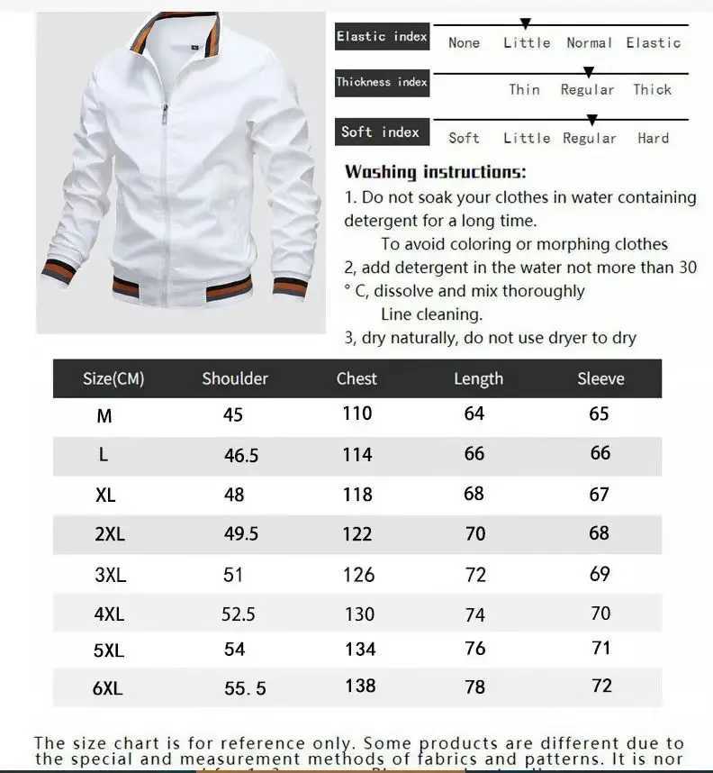 Men Windbreaker Jacket White Casual Jacket Fashion Men Outdoor Waterproof Sports Coat Spring Summer Bomber jacket Men Clothing X250113
