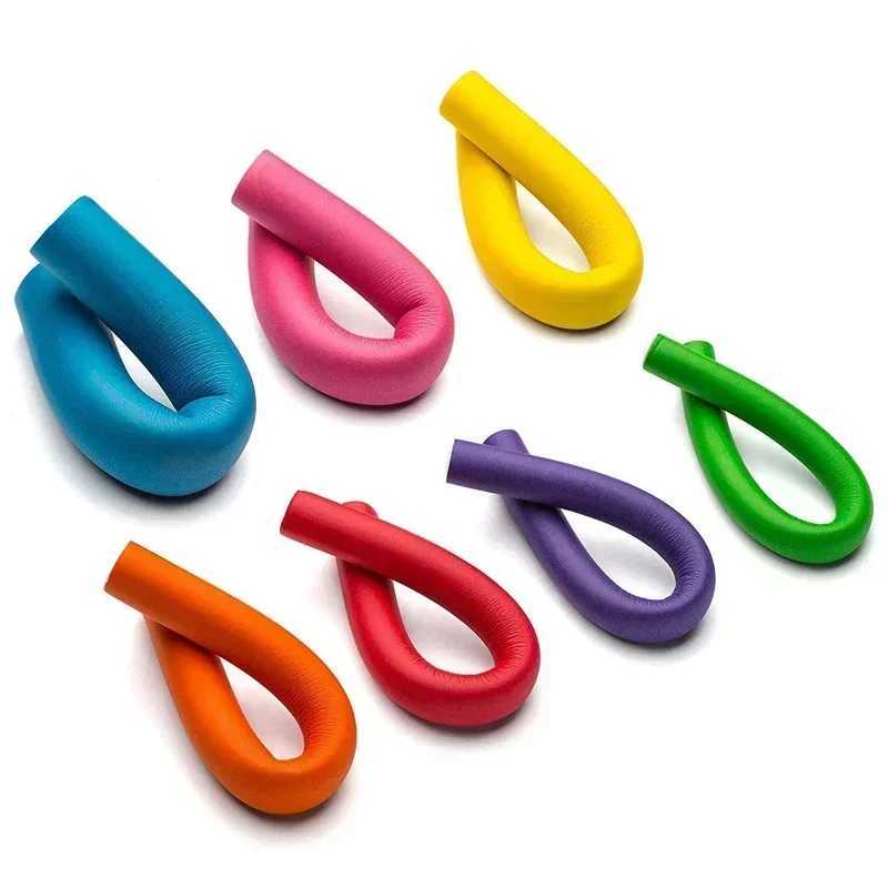 10pc heatless curler multi-function curling cold perm stick flexible heatless flexible stick soft foam curling hair W250113