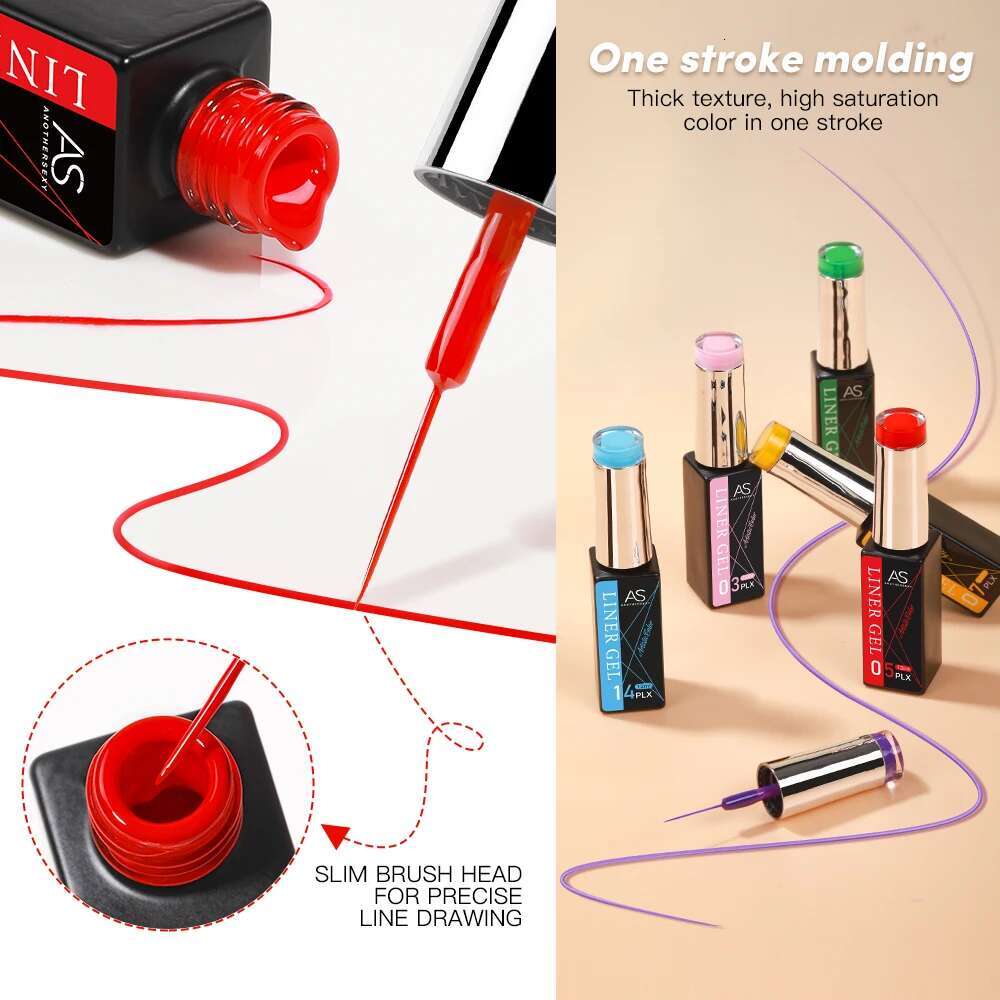 AS 24pcs e Polish Set Colour Semi Permanent UV For DIY Painting Drawing Manicure Varnish Nail Art er Gel Kit