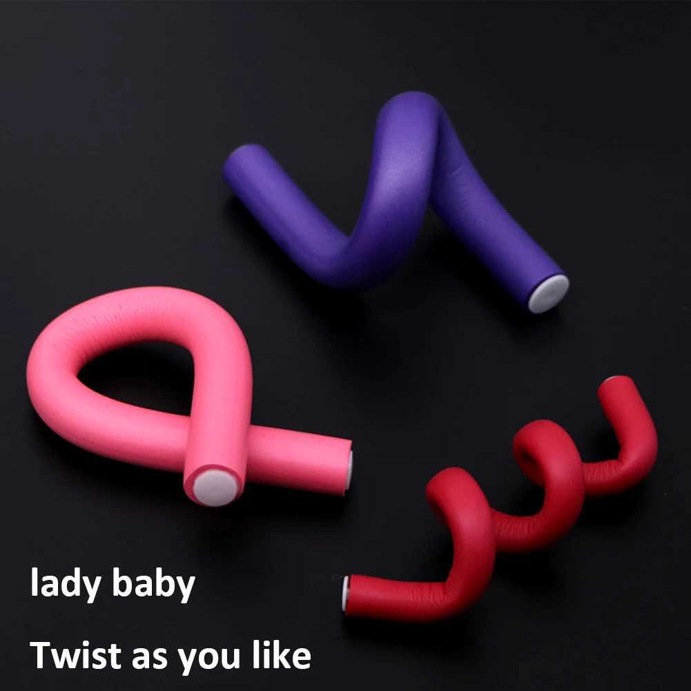 10 pieces of soft rubber non thermal hair clips salon non thermal hair clips salon non thermal flexible hair clips W250113