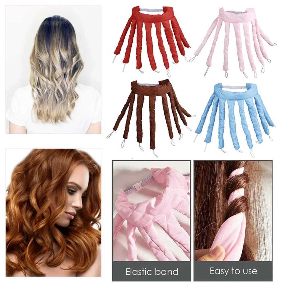 Heatless curler Heatless curler Soft curling stick head with lazy sleep foam curling stick Wave curling tool W250113