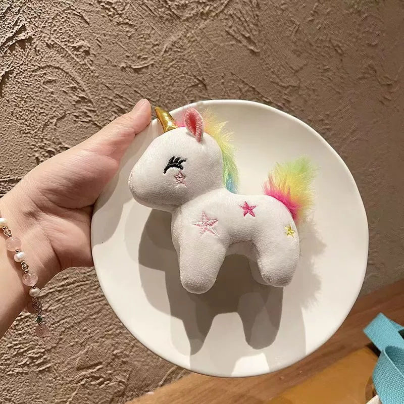 Colorful Mini Unicorn Cartoon Pet Toy for Interactive Teeth Grinding & Cleaning