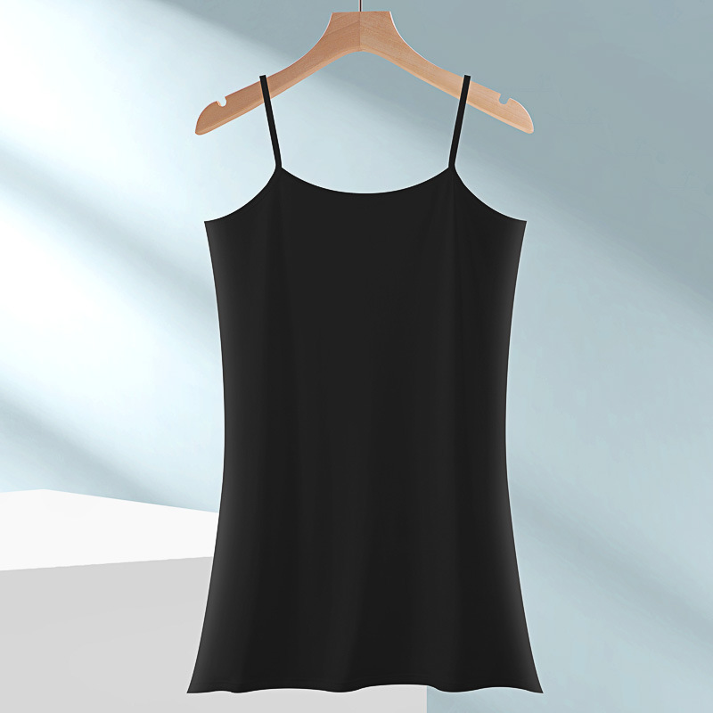 C2175 dress women's summer anti-exposure petticoat inner wear large size anti-transparent medium and long bottoming vest dress nightdress