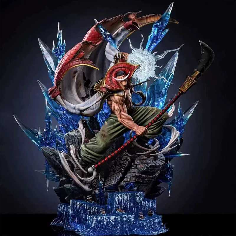 Action Toy Figures 40cm One Piece Whitebeard Pirates Figure Fighting Edward Newgate Statue Gk White Beard Action Figure Model PVC Collection Toys L250924