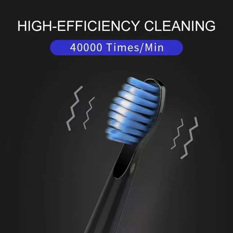 Seago Electric Sonic Toothbrush USB Charge Rechargeable Adult Waterproof Electronic Tooth Brushes Replacement Heads Gift