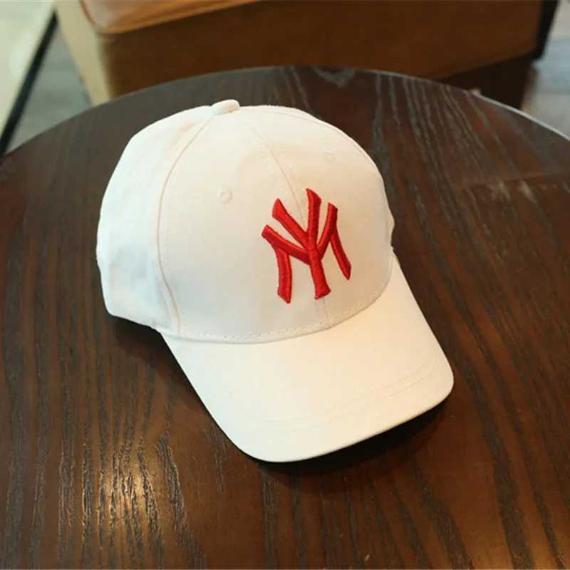 Ball Caps Cool new boy and girl childrens hats with embroidered letters seasonal baseball caps popular hip-hop sun direct shipping H250113