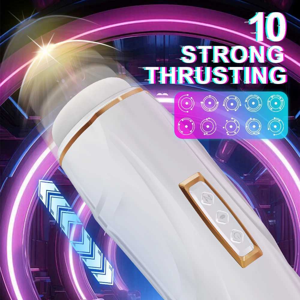 Telesic Masturbator Automatic Vibrator Real Vagina Penis Blowjob Pocket Pusssy Sucking Masturbation Cup Sex Toy for Men AdultXJ250113