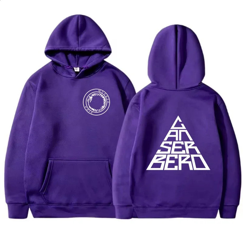 Canserbero Hoodies Women Men Long Sleeve Hooded Sweatshirts Unisex Cool Casual Streetwear Y2K Street Fashion Pullover Clothing 250113
