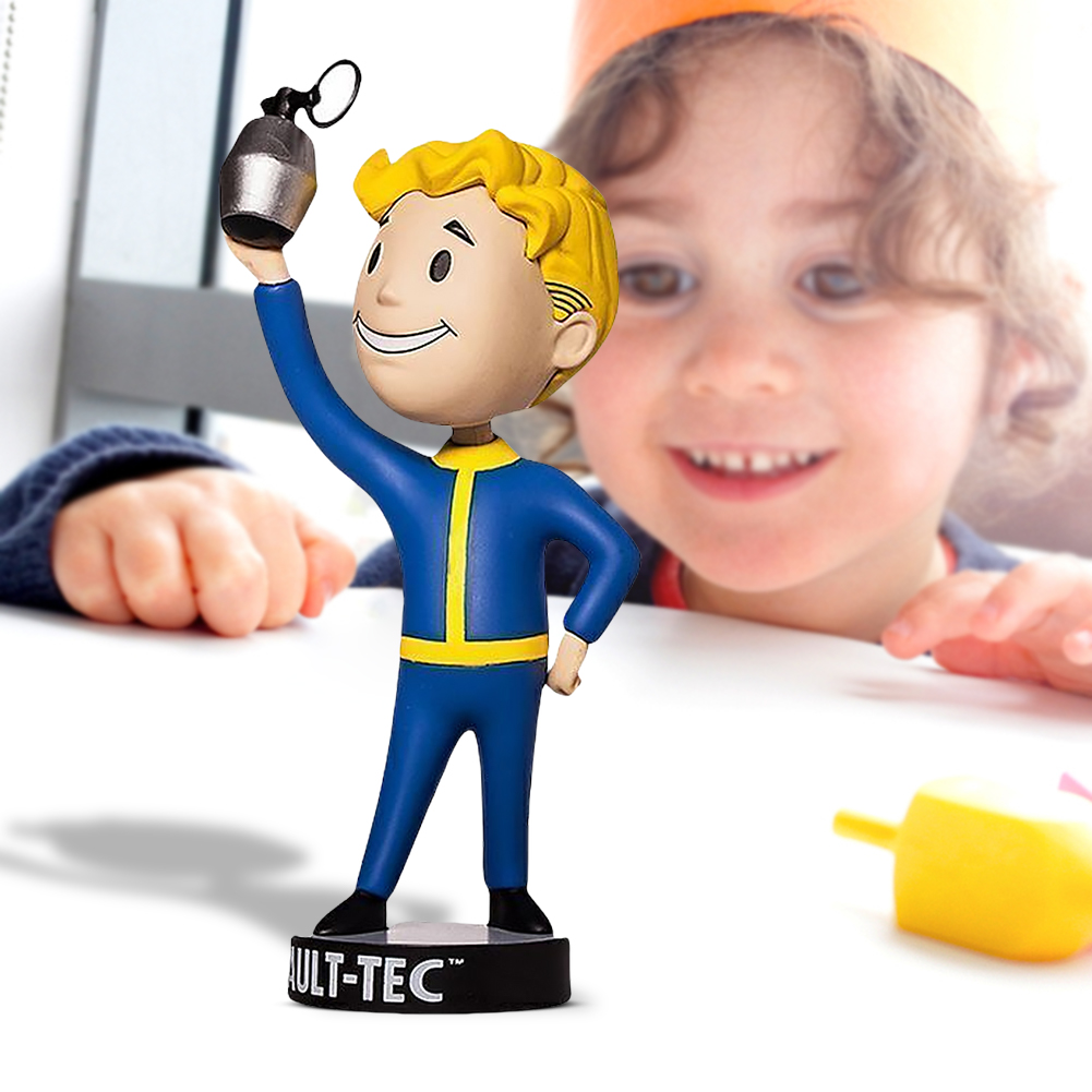 For Fallout 4 Vault Boy Bobblehead Gaming Anime Figures Collectible Model Collection Figurine Statue Model Anime Model Toys
