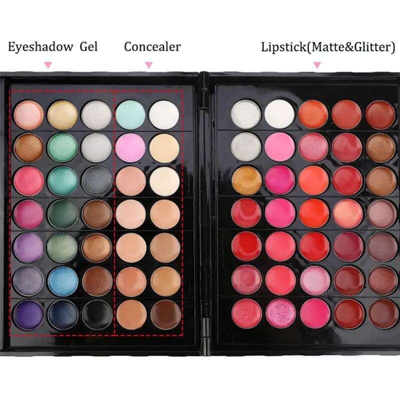 Professional 177 Color Eyeshadow Palette Sets Lip Gloss Blush Concealer Beginner Maquillage Makeup Set Cosmetic