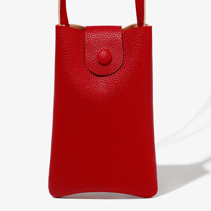Bags new women's bag crossbody bag soft leather shoulder phone bag