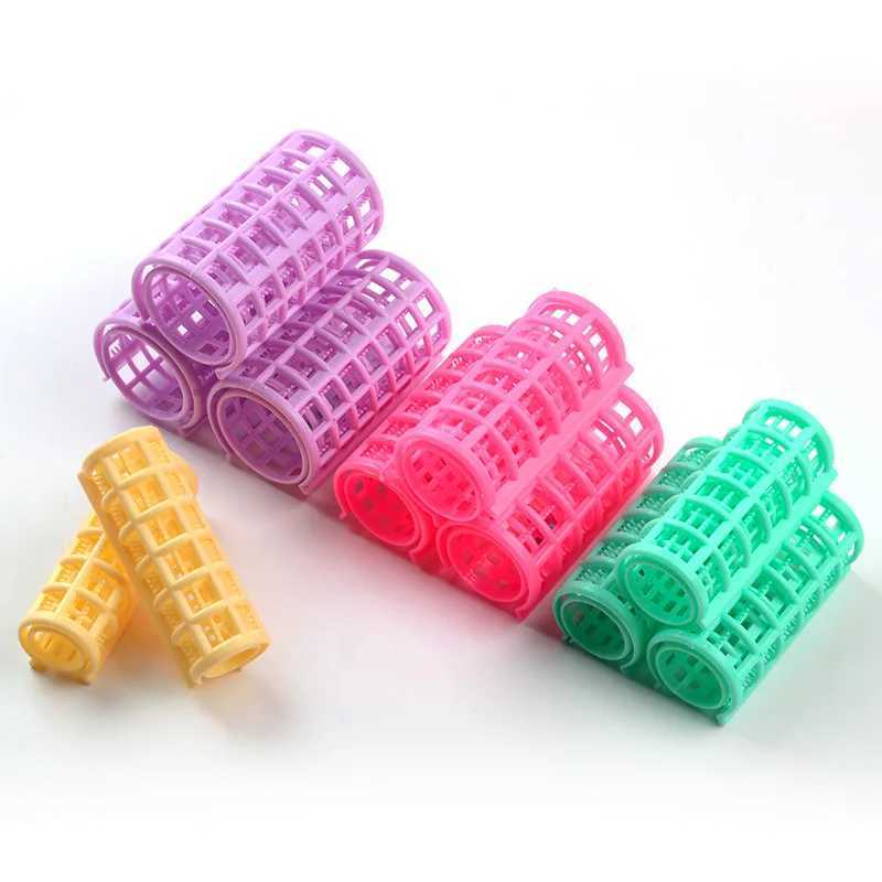 6-14 pieces/set of no heat curlers large grip clips lazy curlers DIY female hair styling tools random colors W250113